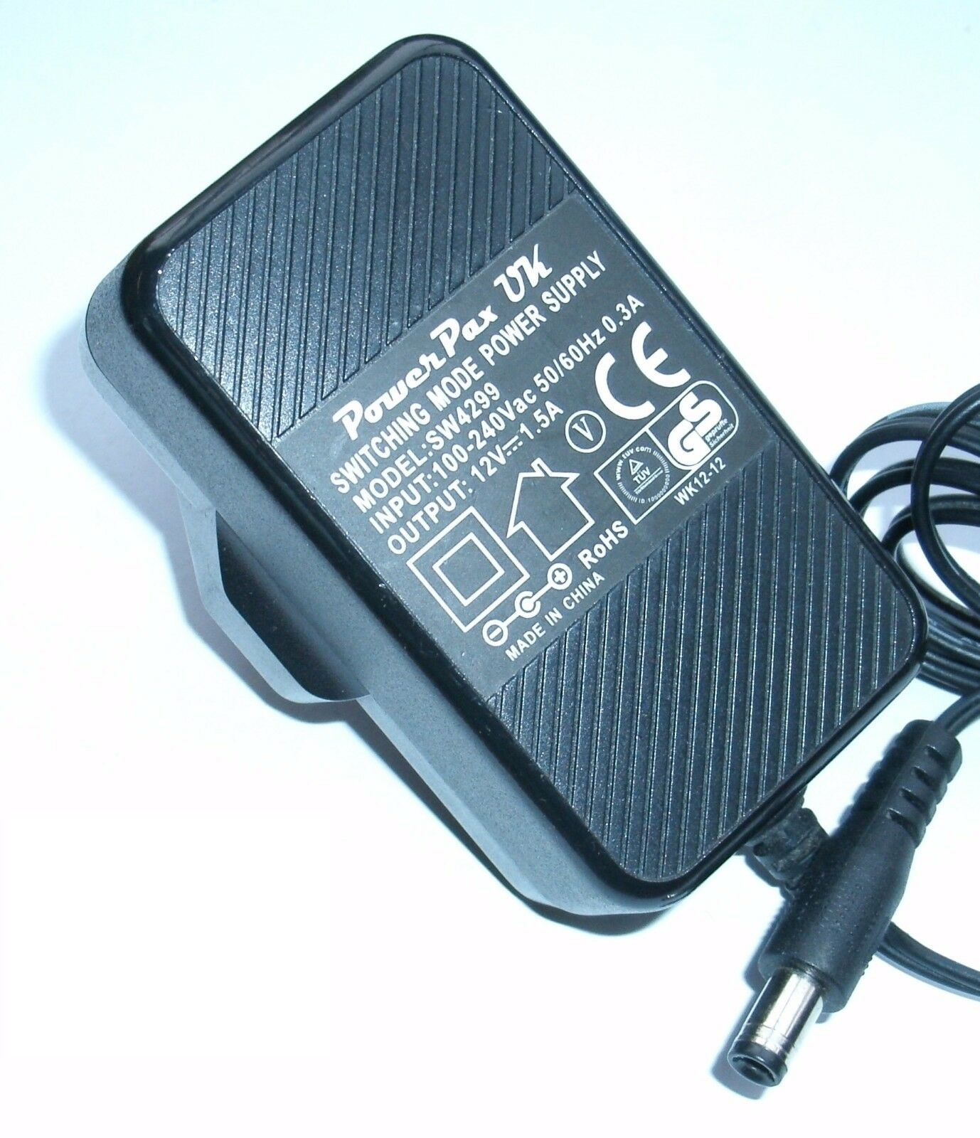 *Brand NEW* POWER PA UK 12V 1.5A AC Adapter SW4299 Power Supply